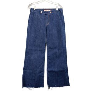 Lucky Legend Jeans Womens Size 6/28 Blue Denim Made in USA Raw Hems